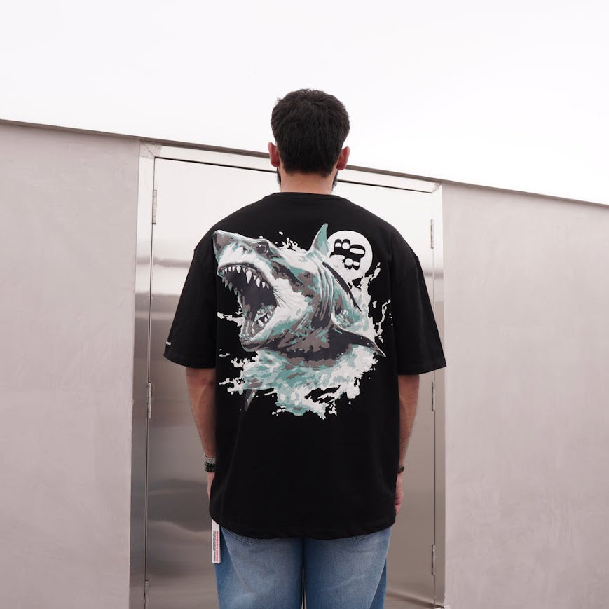 puff-printed oversized t-shirt